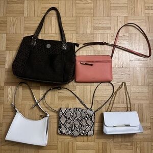 5-Piece Bag Bundle: Tommy Hilfiger, Mango, Parfois & More